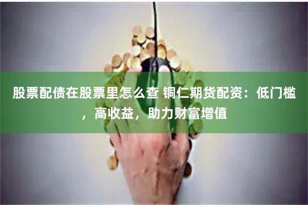 股票配债在股票里怎么查 铜仁期货配资：低门槛，高收益，助力财富增值